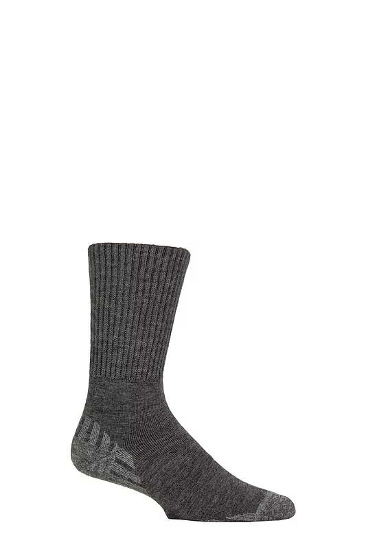 Mens 1 Pair SOCKSHOP IOMI FootNurse Diabetic Merino Wool Boot Socks