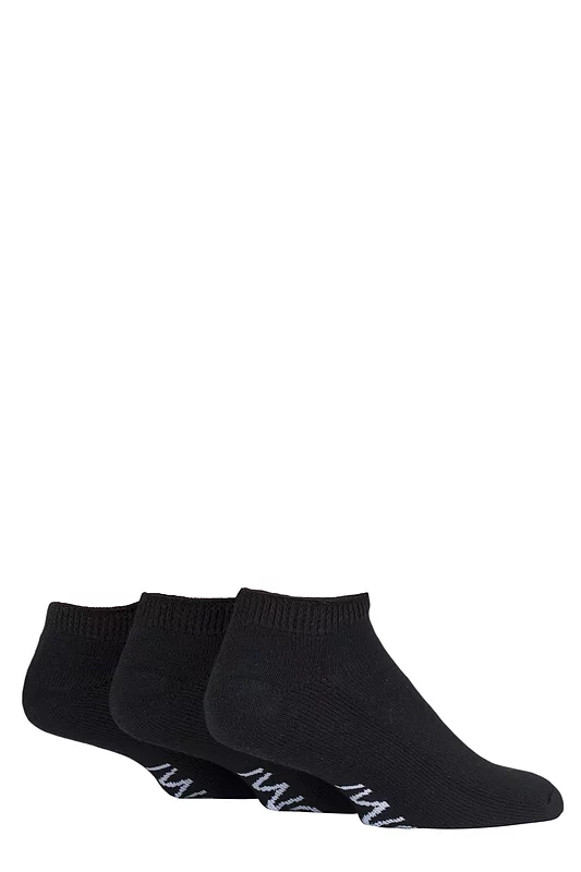 Mens 3 Pair IOMI FootNurse Cushioned Foot Diabetic Trainer Socks