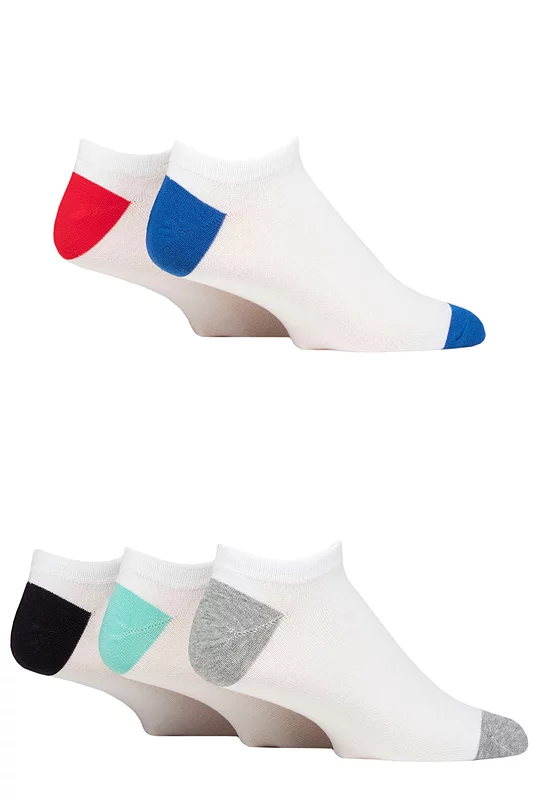 Mens 5 Pair SOCKSHOP Wildfeet Bamboo Trainer Socks