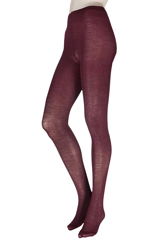 Women's 1 Pair Trasparenze Jennifer Merino Wool Tights Vinaccia Small