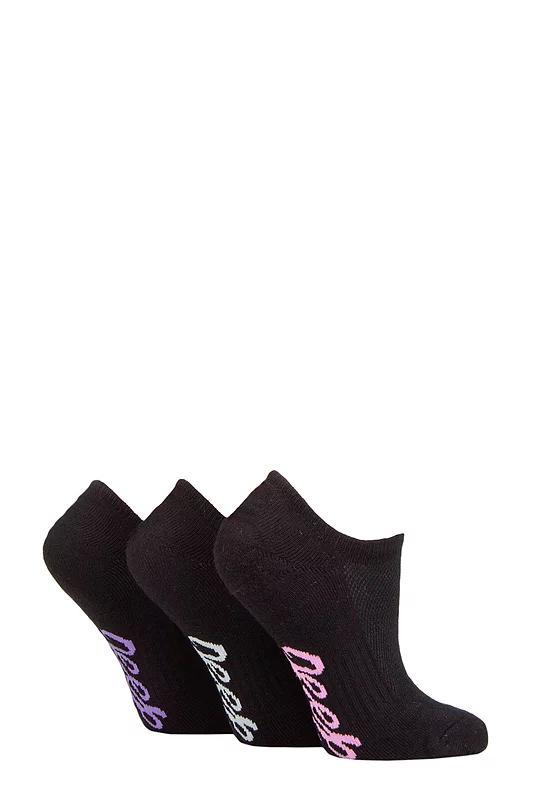 Women's 3 Pair Jeep Bamboo No Show Socks