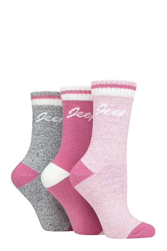 Women's 3 Pair Jeep Performance Full Cushion Boot Socks