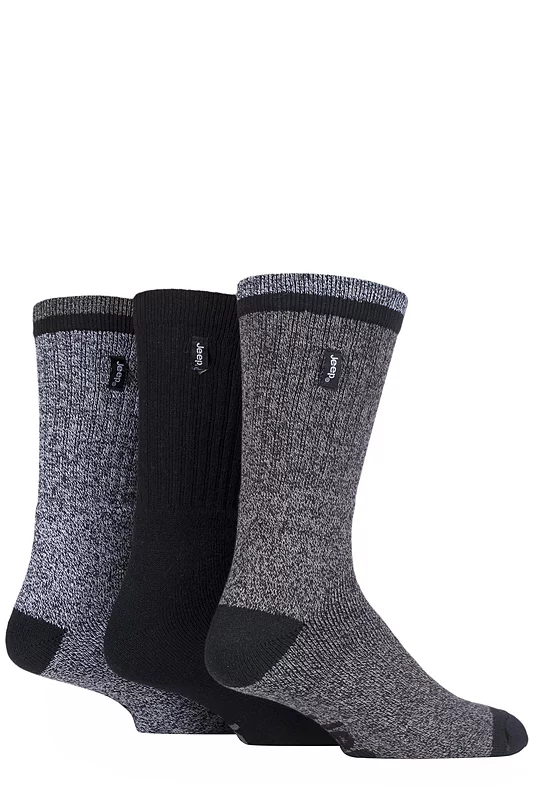 Mens 3 Pair Jeep Terrain Leisure Socks