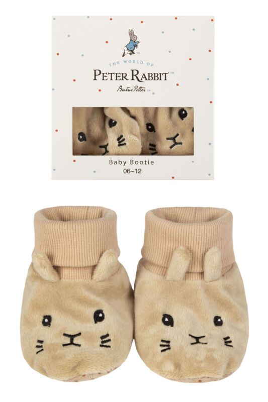 Babies and Toddler 1 Pair Beatrix Potter Peter Rabbit Gift Boxed Baby Bootie Slipper Socks