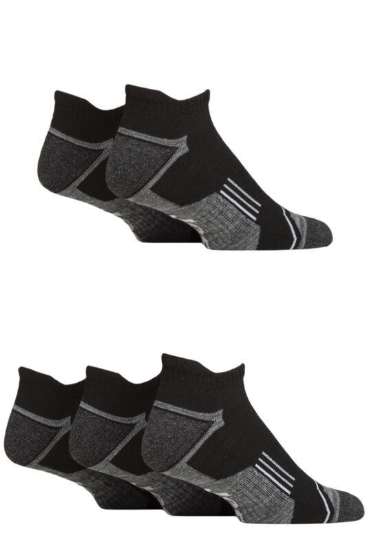 Mens 5 Pair Jeep Technical Trainer Sport Socks