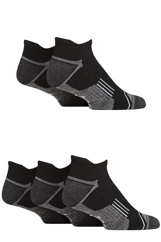Mens 5 Pair Jeep Technical Trainer Sport Socks