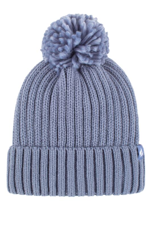 Women's 1 Pack SOCKSHOP Heat Holders Arden Pom Pom Hat