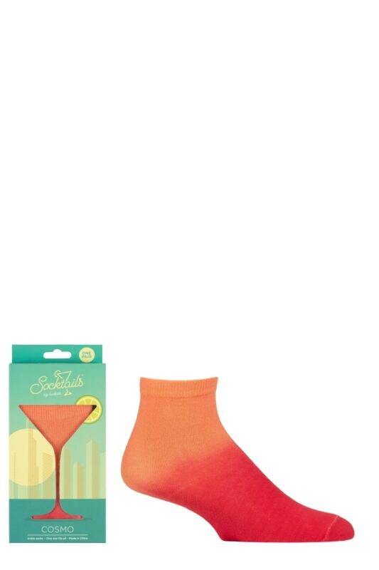 Luckies of London 1 Pair Cocktail Gift Box Cotton Socks