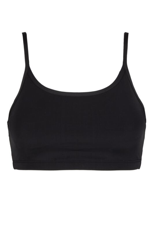 Love Luna 1 Pack Women's Swim Bikini Top Black 12-14 UK