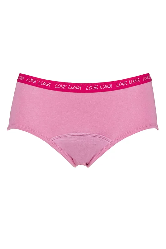 Love Luna 1 Pack Girl's First Period Boyleg Brief
