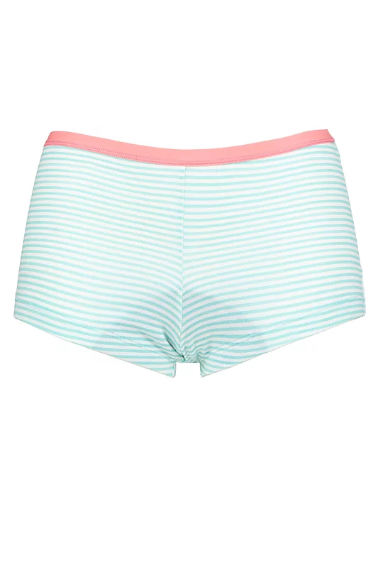 Love Luna 1 Pair Teens First Period Shortie Briefs Aqua / White 13-14 Years