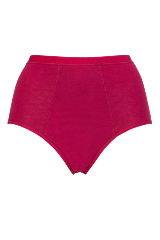 Women's 1 Pair Love Luna Organic Cotton Period Full Briefs