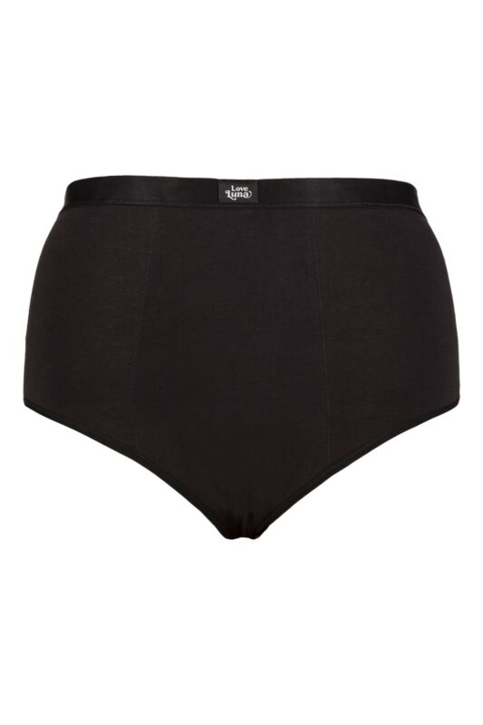 Love Luna 1 Pack Women's Organic Cotton Super Period Plus Full Brief