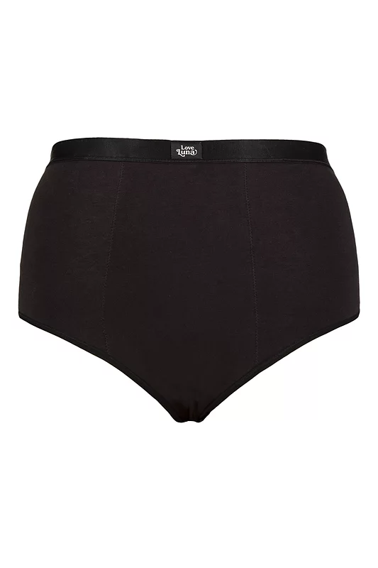 Love Luna 1 Pack Women's Organic Cotton Super Period Plus Full Brief