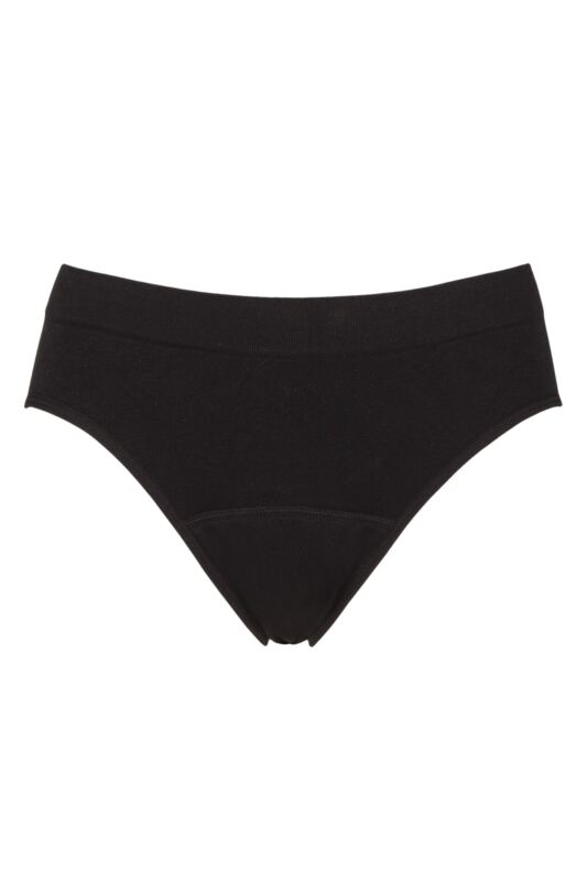 Womens 1 Pack Love Luna Seamfree Period Bikini Brief
