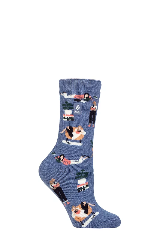 Women's 1 Pair SOCKSHOP Heat Holders 1.6 TOG Lite Hobby Socks