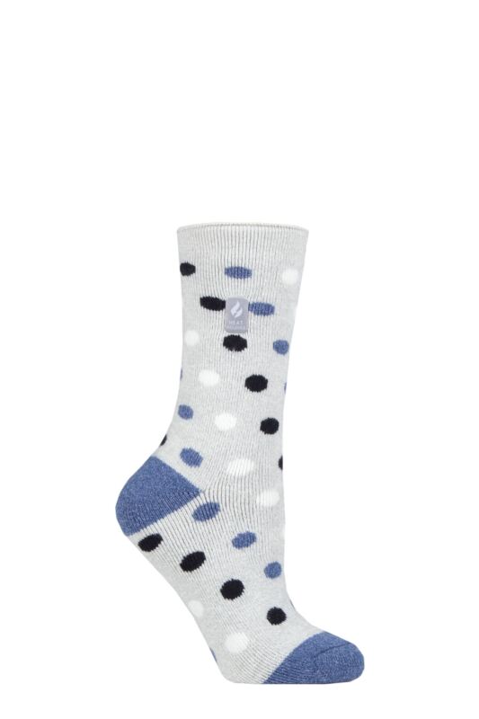 Women's 1 Pair SOCKSHOP Heat Holders 1.6 TOG Lite Patterned and Striped Socks