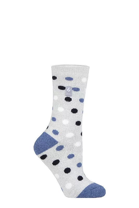 Women's 1 Pair SOCKSHOP Heat Holders 1.6 TOG Lite Patterned and Striped Socks