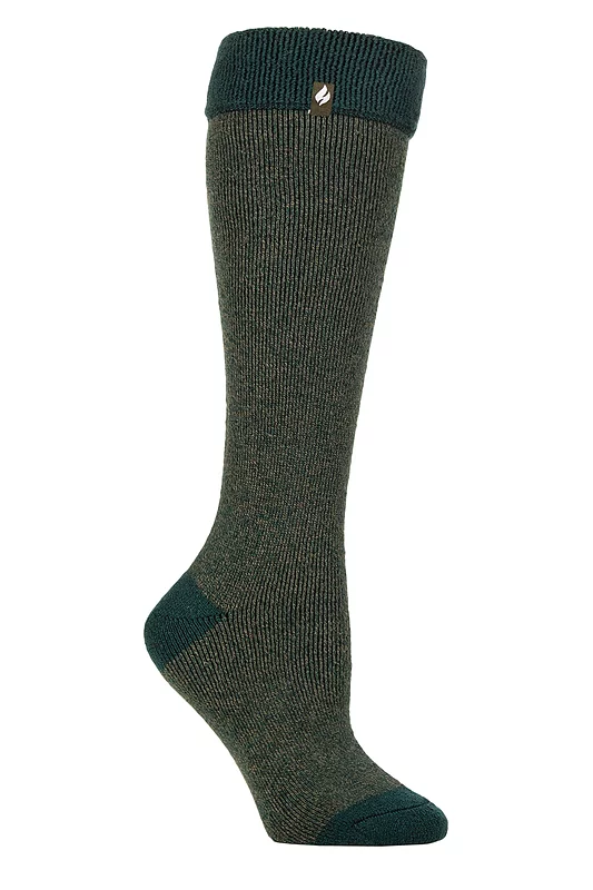 Women's 1 Pair SOCKSHOP Heat Holders Equestrian Collection 1.6 TOG Lite Thermal Wellington Boot Socks