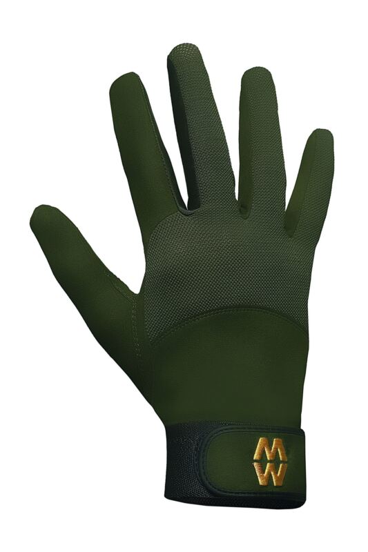 Mens and Women's 1 Pair MacWet Long Mesh Sports Gloves Green 6