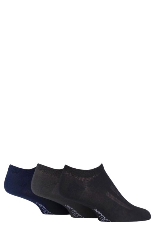 Mens and Women's 3 Pair SOCKSHOP PermaCool Evaporation Cooling Trainer Socks