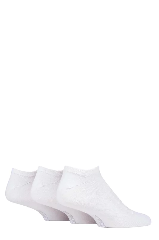 Mens and Women's 3 Pair SOCKSHOP PermaCool Evaporation Cooling Trainer Socks White 3-5.5 Unisex