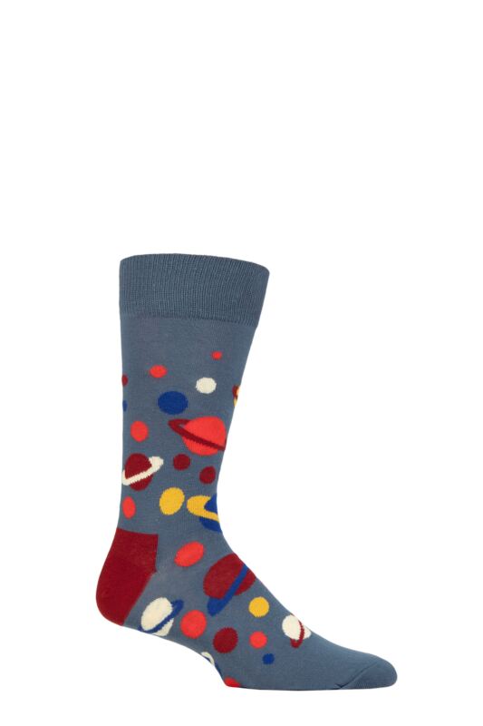 Mens and Women's 1 Pair Happy Socks The Milky Way Socks