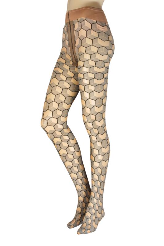 Women's 1 Pair Trasparenze Origan Geometric Tights