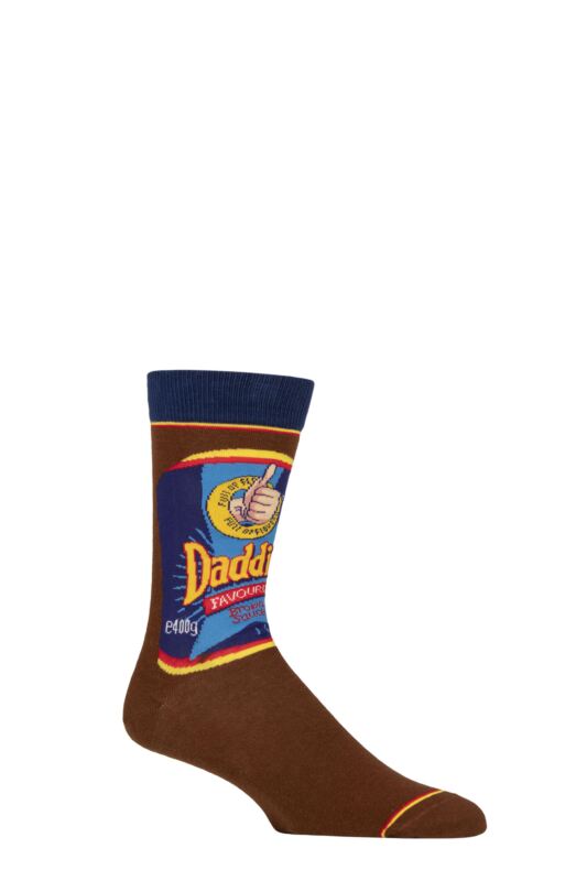 Roys Boys 1 Pair Daddies Brown Sauce Socks
