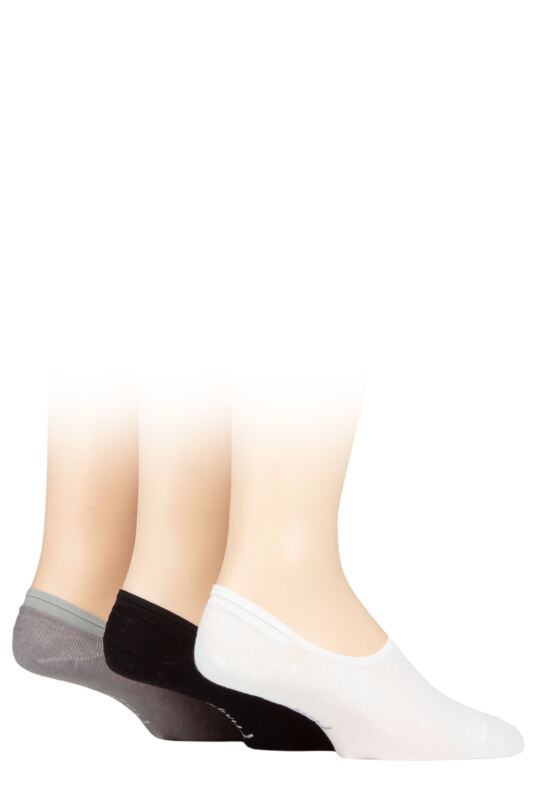 Mens 3 Pair Pringle Gourock Cotton Shoe Liners