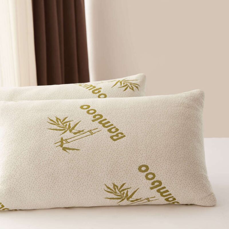 SOCKSHOP Lazy Panda 1 Pack  Bamboo Memory Foam Layered Pillow