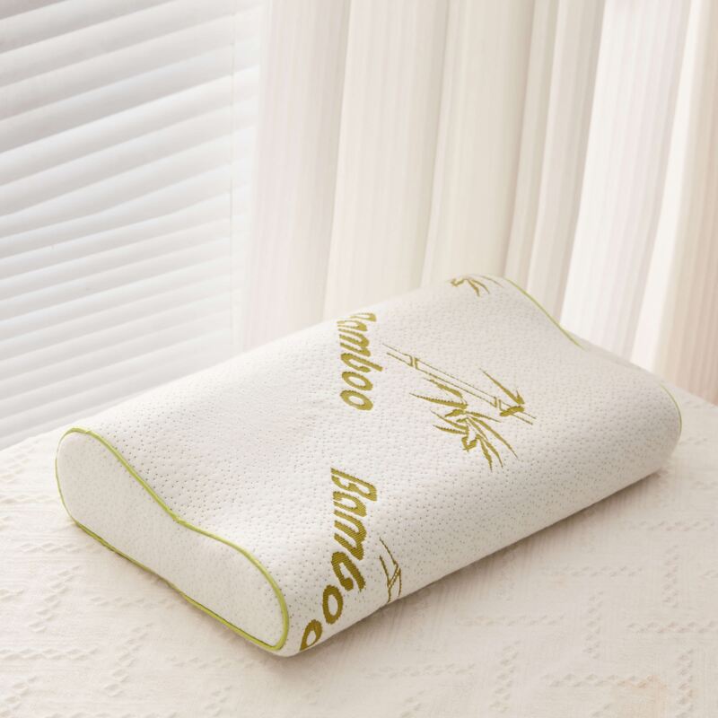 SOCKSHOP Lazy Panda 1 Pack Bamboo Memory Foam Contour Pillow in 2 Sizes
