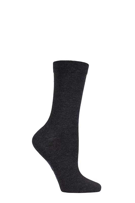 Women's 1 Pair SOCKSHOP Colour Burst Bamboo Socks with Smooth Toe Seams