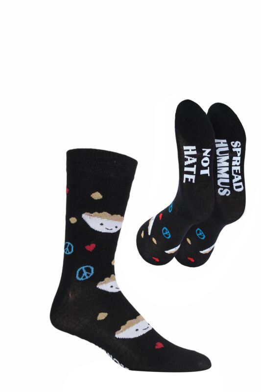 Mens and Women's SOCKSHOP 1 Pair Lazy Panda Bamboo Fun & Novelty Socks