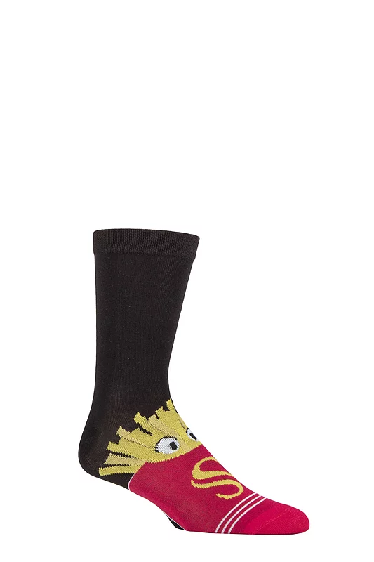 Mens and Women's SOCKSHOP 1 Pair Lazy Panda Bamboo Fun & Novelty Socks