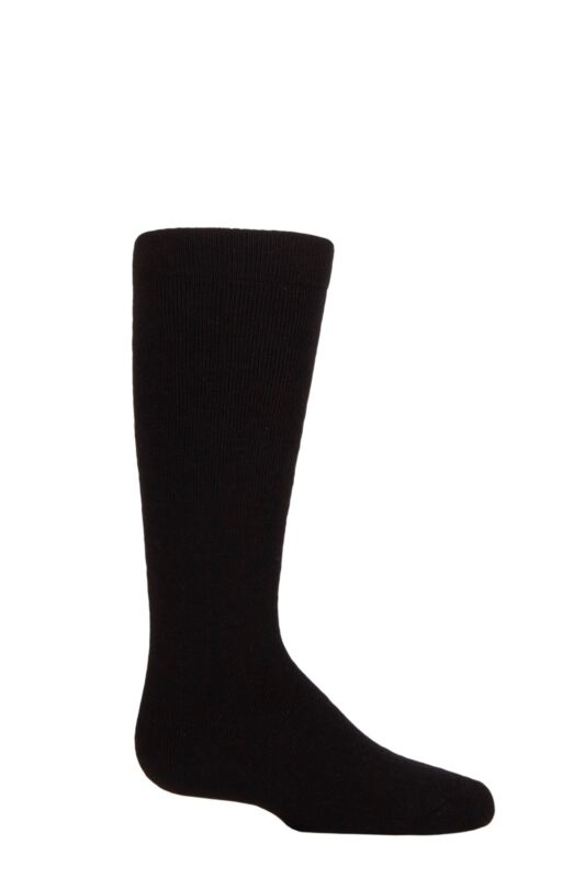 Boys and Girls 1 Pair SOCKSHOP Plain Wellington Boot Full Cushion Bamboo Socks with Comfort Cuff and Smooth Toe Seams