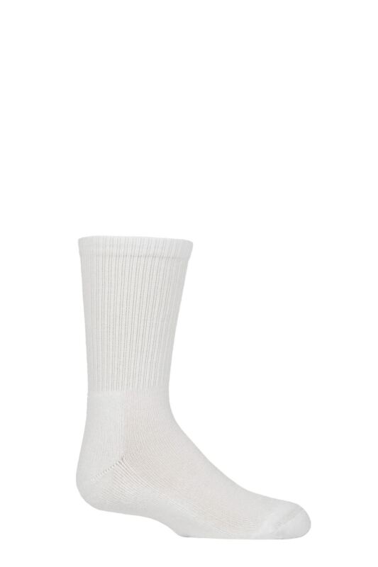 Boys and Girls 1 Pair SOCKSHOP Bamboo Sports Socks Cushioned with Comfort Cuff and Smooth Toe Seams