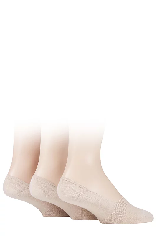 Mens 3 Pair SOCKSHOP Fine Bamboo Liners
