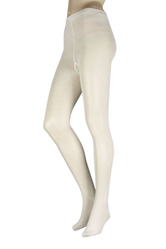 Girls 1 Pair SOCKSHOP Plain Bamboo Tights with Smooth Toe Seams