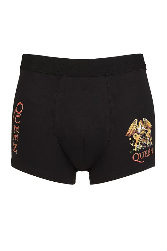 SOCKSHOP Music Collection 1 Pack Queen Boxer Shorts Black Extra Large