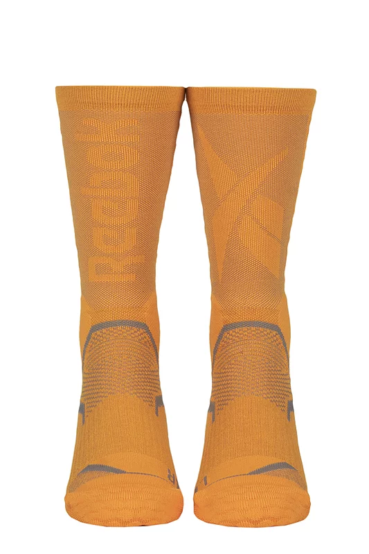 Mens and Women's 1 Pair Reebok Technical Recycled Crew Technical Fitness Socks Orange 8.5-10 UK