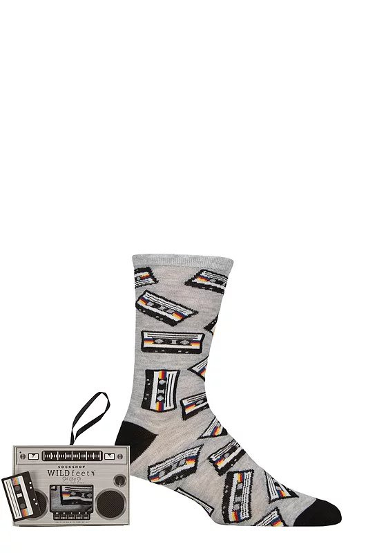 Mens  1 Pair SOCKSHOP Wildfeet Man Cave Gift Boxed Socks