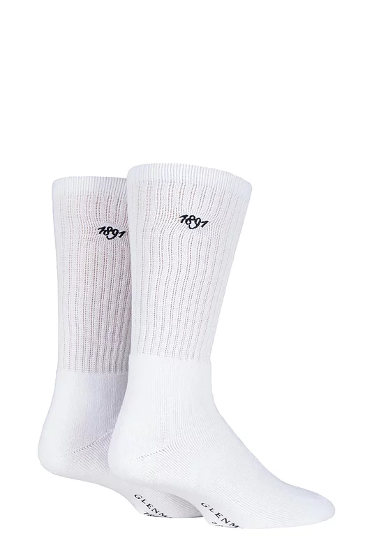 Mens 2 Pair Glenmuir Dunbar Cushioned Golf Socks