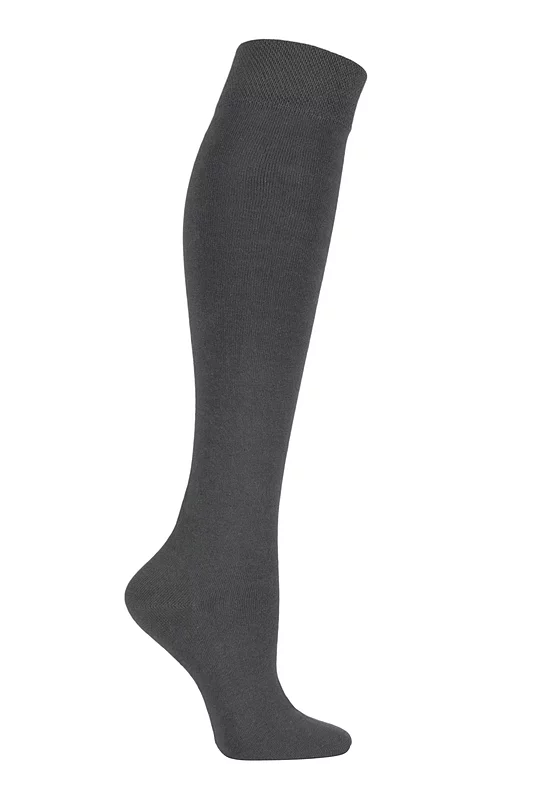 Girls and Boys 1 Pair SOCKSHOP Plain Bamboo Knee High Socks with Comfort Cuff and Smooth Toe Seams
