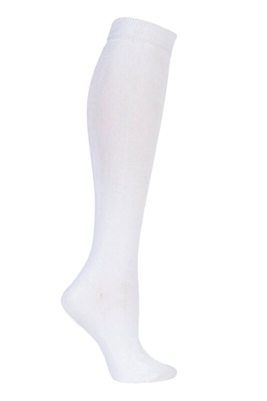 Girls and Boys 1 Pair SOCKSHOP Plain Bamboo Knee High Socks with Comfort Cuff and Smooth Toe Seams