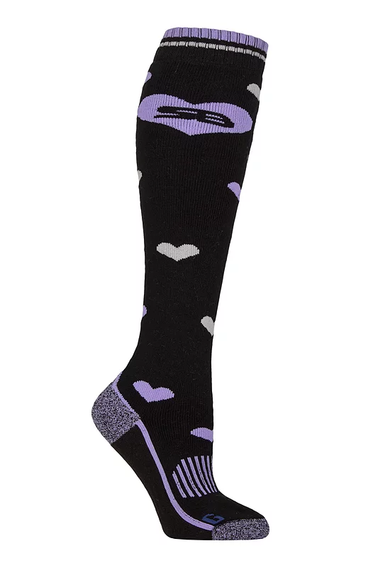 Women's 1 Pair Storm Bloc BlueGuard Patterdale Plain Patterned and Argyle Cotton Long Leg  Equestrian Socks