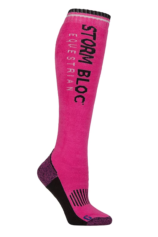 Women's 1 Pair Storm Bloc BlueGuard Patterdale Plain Patterned and Argyle Cotton Long Leg  Equestrian Socks