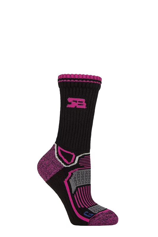 Women's 1 Pair Storm Bloc with BlueGuard Oakvale Cotton Aerobic Hiking Socks