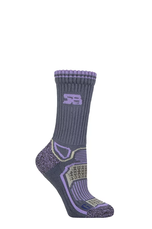 Women's 1 Pair Storm Bloc with BlueGuard Oakvale Cotton Aerobic Hiking Socks