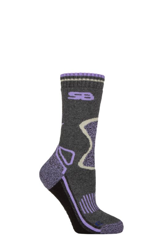 Women's 1 Pair Storm Bloc with BlueGuard Craglin Wool Hiking Socks